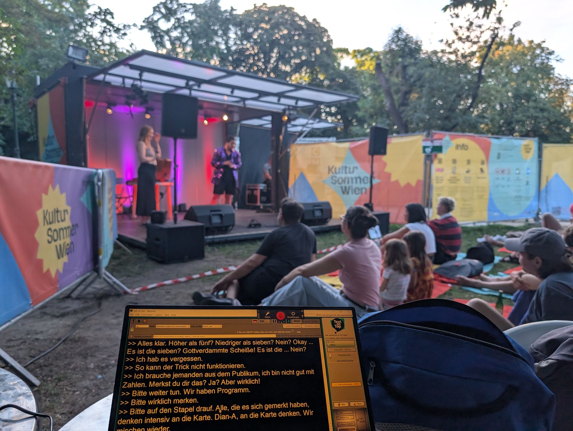Kultursommer Wien – Live-Untertitelung für alle